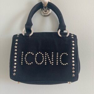 Lulu Guinness Black Studded Handbag